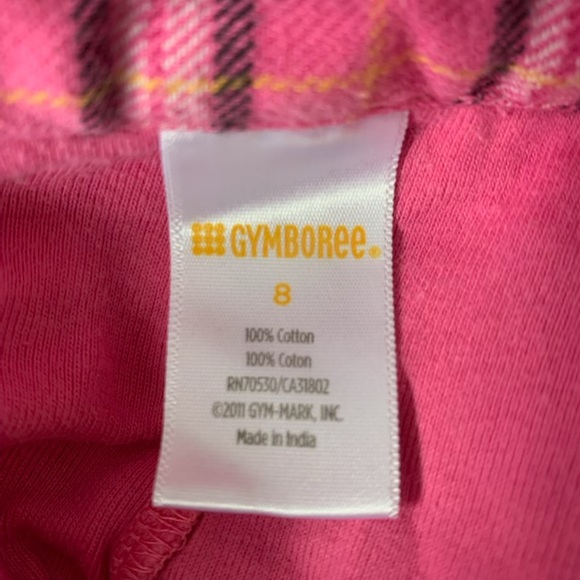 Girls Pink Plaid Skirt - Picture 2 of 2